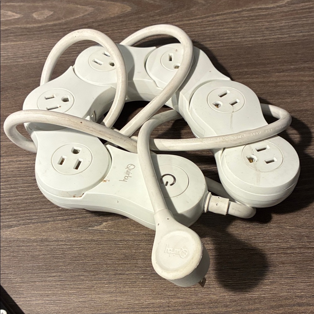 White Quirky Power Strip